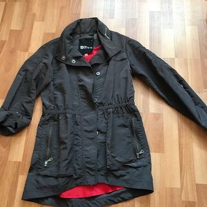 Fillmore grey nylon snap/zip jacket